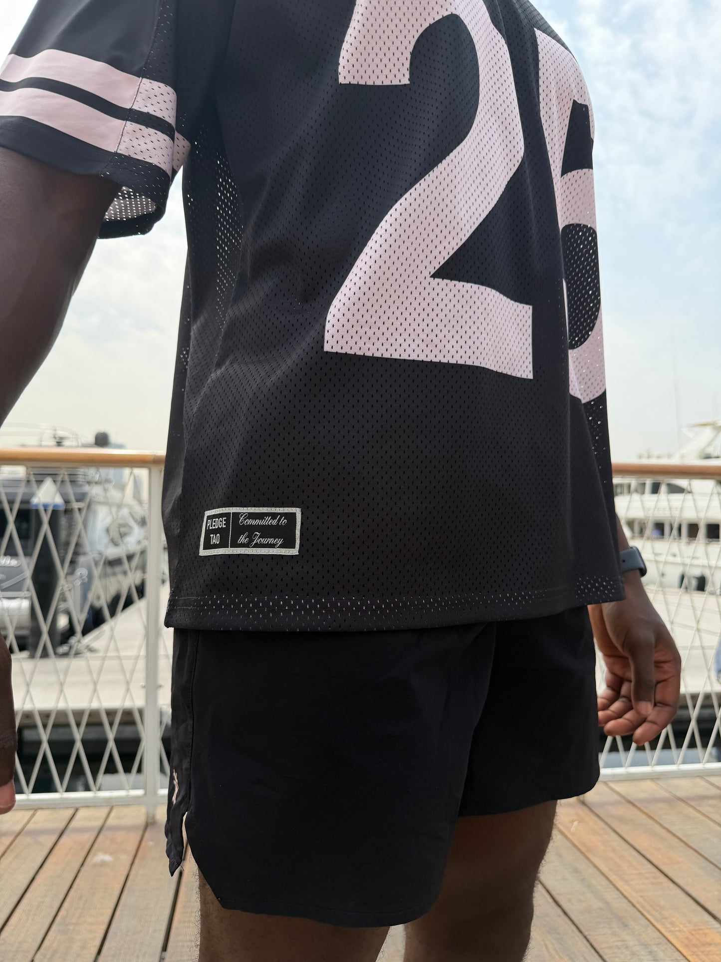 Tao Black/Cream Varsity Jersey