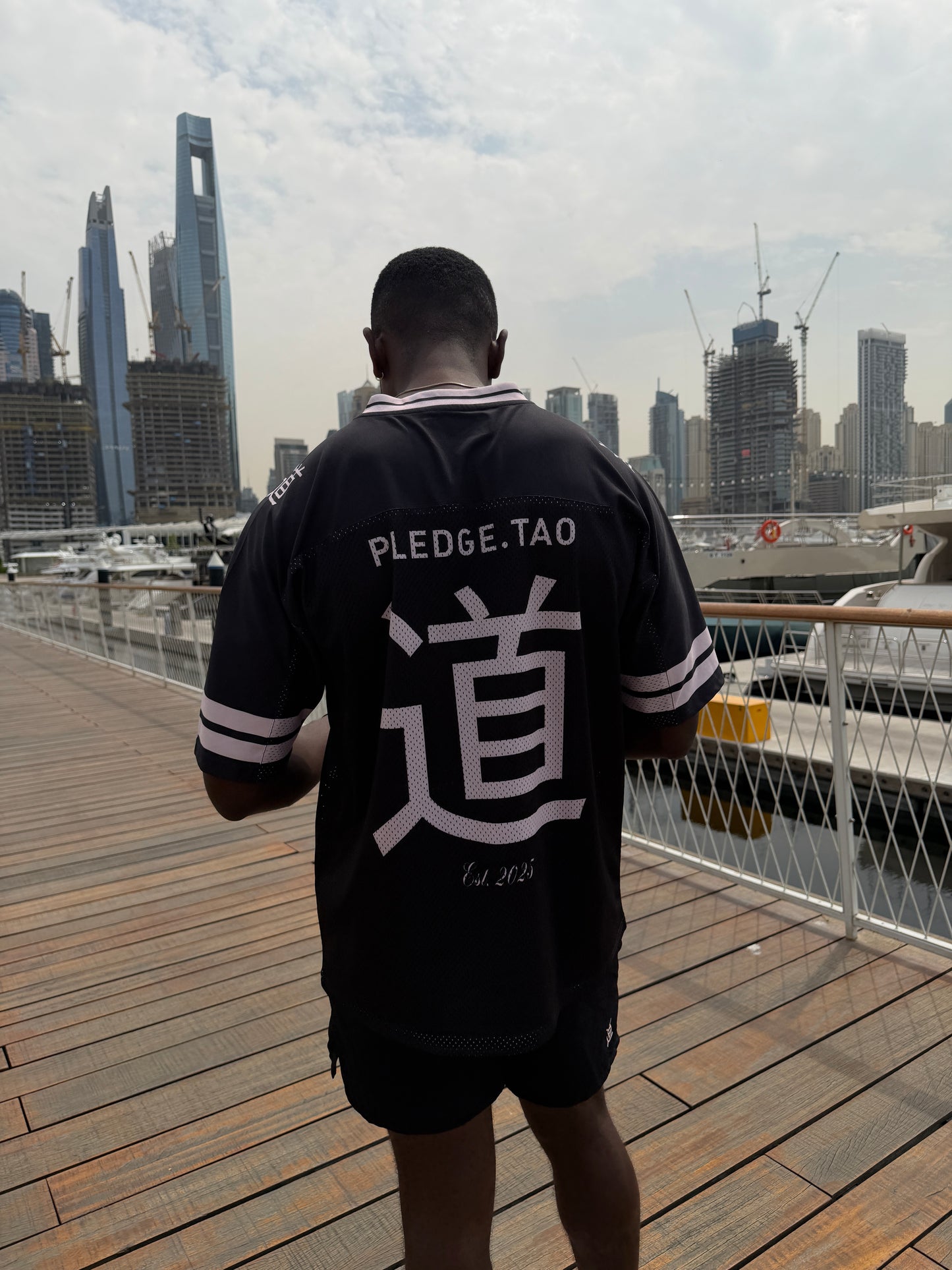 Tao Black/Cream Varsity Jersey