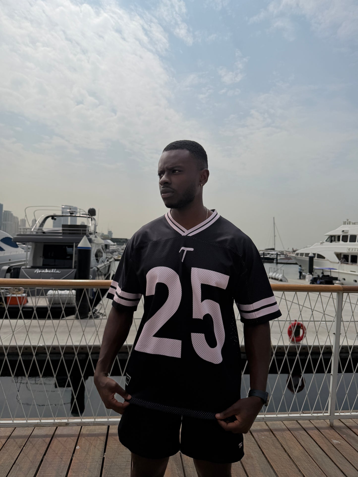 Tao Black/Cream Varsity Jersey